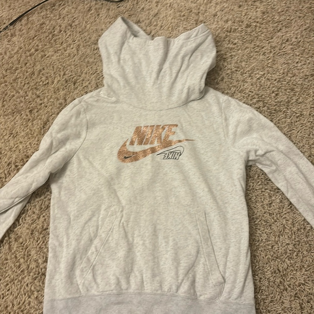 White Nike hoodie never worn